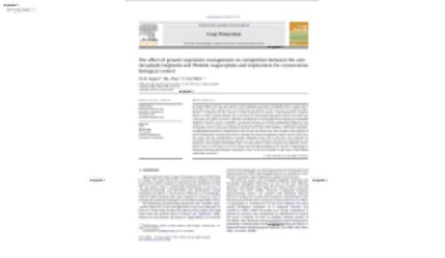 The effect of ground vegetation management on competition between the ants Oecophylla longinoda and Pheidole megacephala and implications for conservation biological control